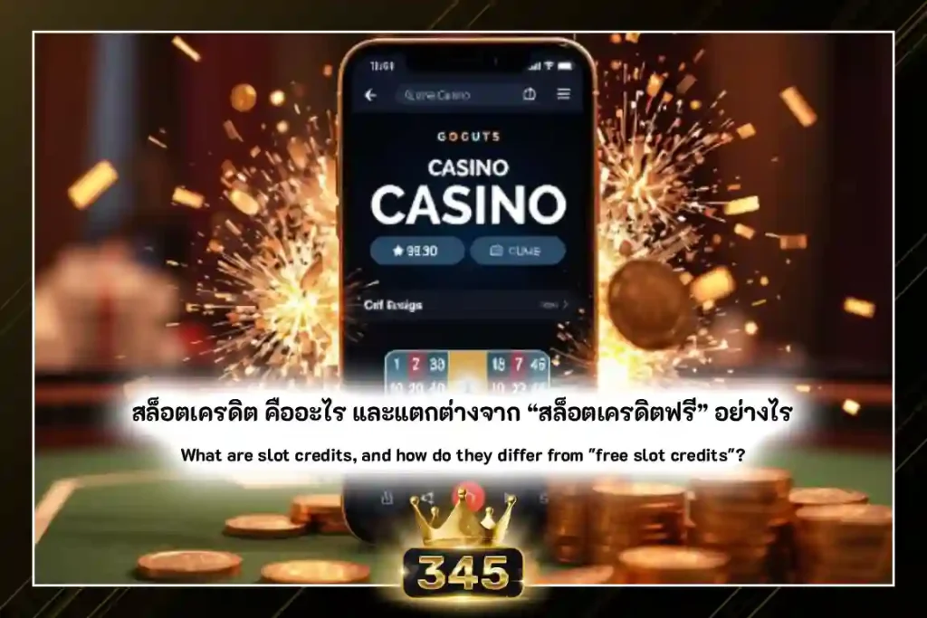 สล็อตเครดิต คืออะไร และแตกต่างจาก “สล็อตเครดิตฟรี” อย่างไร
