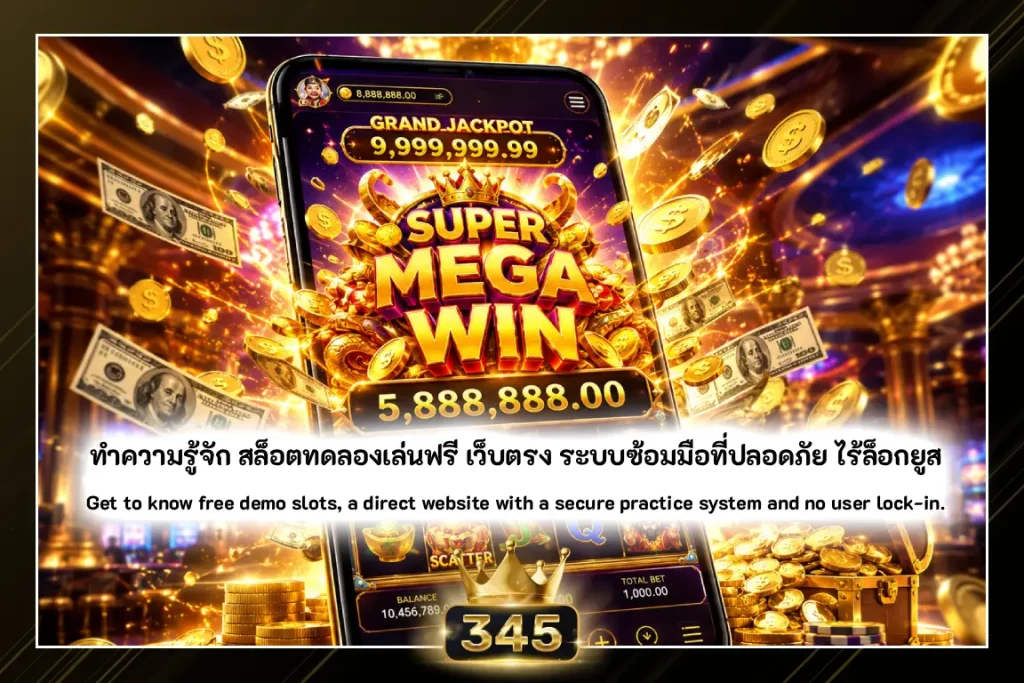 ทำความรู้จัก สล็อตทดลอง เล่นฟรี เว็บตรง ระบบซ้อมมือที่ปลอดภัย ไร้ล็อกยูส